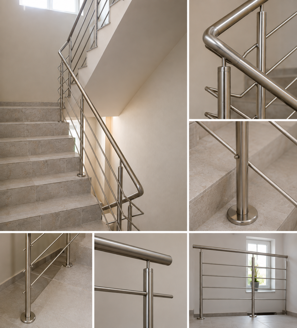 Proiect Metaliket - balustradă interioară din inox